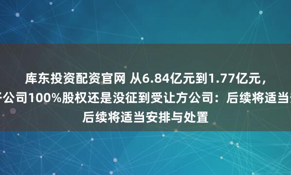 库东投资配资官网 从6.84亿元到1.77亿元，西藏矿业子公司100%股权还是没征到受让方公司：后续将适当安排与处置